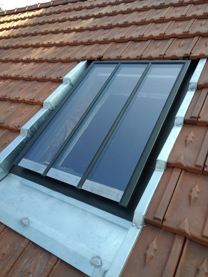 Installation de fenêtre de toit