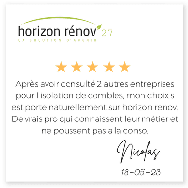 Avis horizon renov 27 Nicolas