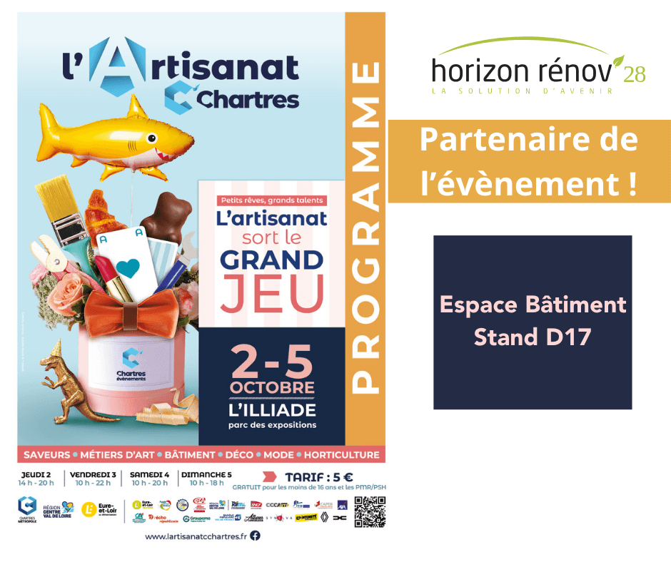 L’Artisanat C’Chartres aux côtés d’Horizon Rénov 28