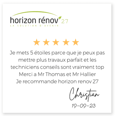 Avis horizon renov 27 Christian